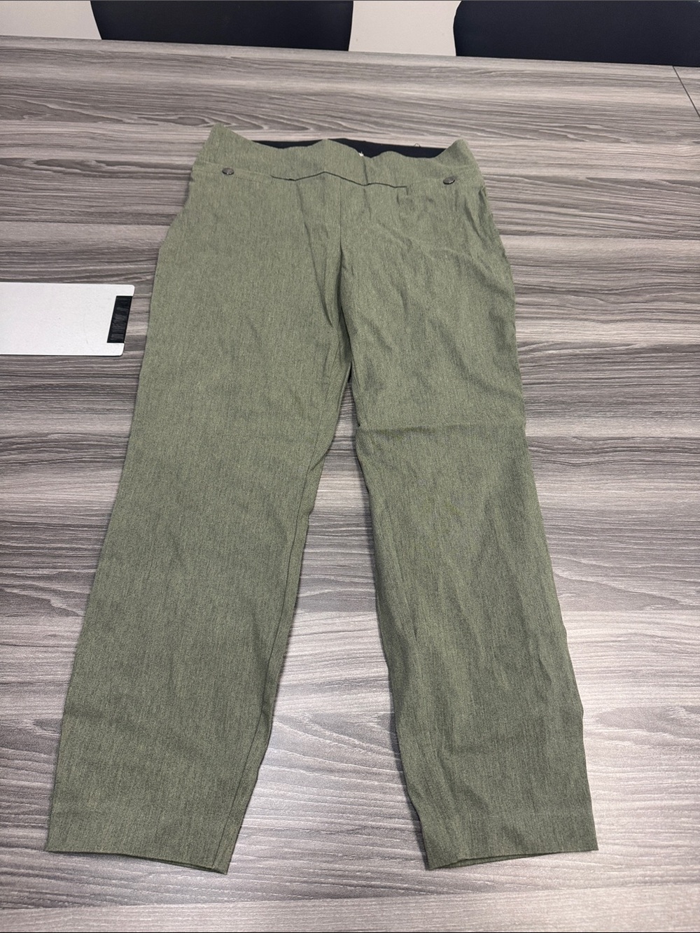 Maurices Olive Straight-Leg Dress Pants